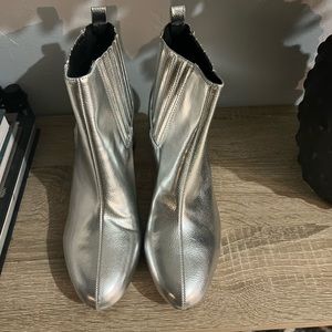 Forever 21 Silver Boots